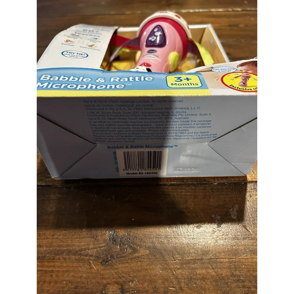 Vtech Babble & Rattle‎ Microphone Pink BRAND NEW